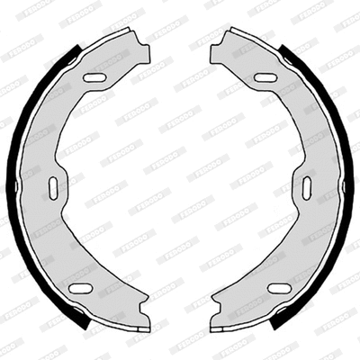 Brake Shoe Set, parking brake (FSB647)