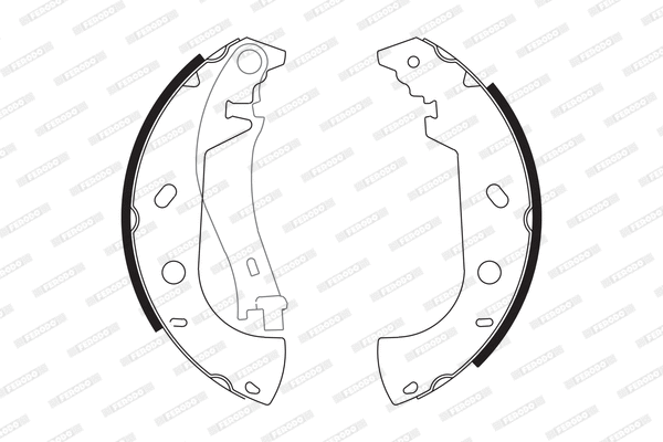 Brake Shoe Set (FSB571)
