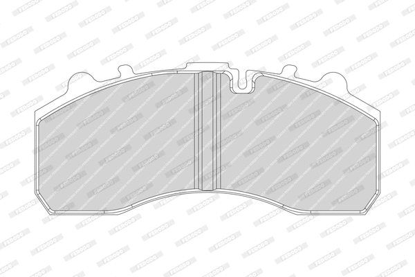 Brake Pad Set, disc brake (FCV1914FE)