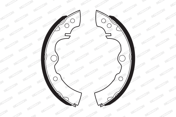 Brake Shoe Set (FSB53)