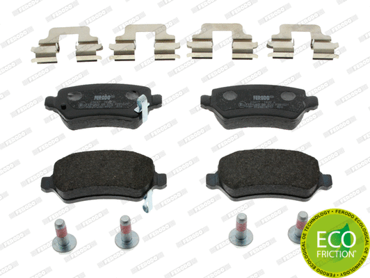 Brake Pad Set, disc brake (FDB1521)