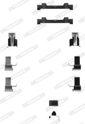 Accessory Kit, disc brake pad (FBA465)