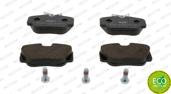 Brake Pad Set, disc brake (FDB669)
