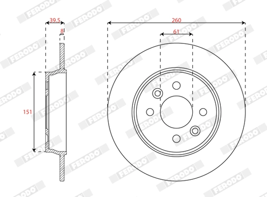 Brake Disc (DDF3047C)