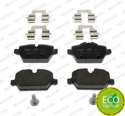 Brake Pad Set, disc brake (FDB1806)