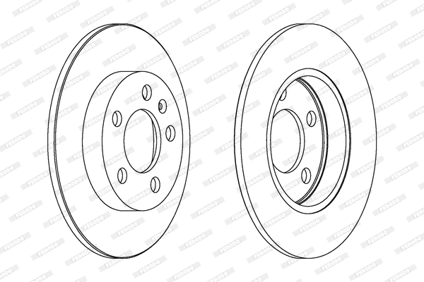 Brake Disc (DDF1155)