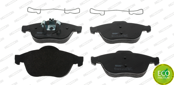 Brake Pad Set, disc brake (FDB1865)