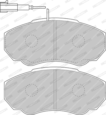 Brake Pad Set, disc brake (FDB1478)