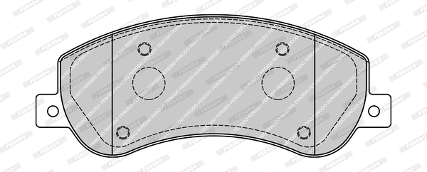 Brake Pad Set, disc brake (FVR1928-D)