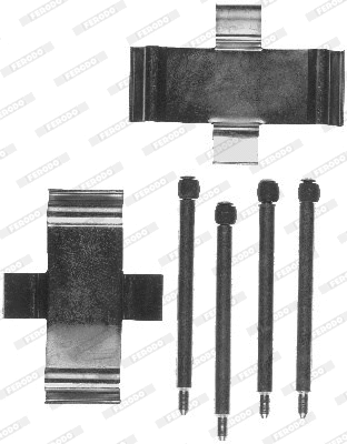 Accessory Kit, disc brake pad (FBA552)