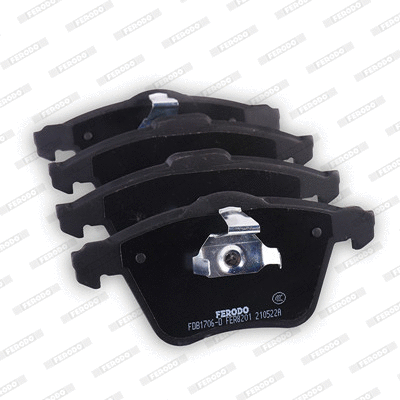 Brake Pad Set, disc brake (FDB1706-D)