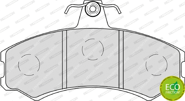 Brake Pad Set, disc brake (FDB4225)