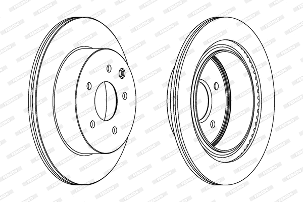 Brake Disc (DDF1579)