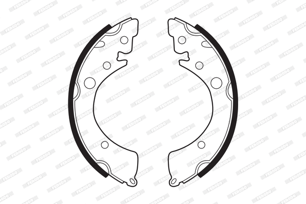 Brake Shoe Set (FSB220)