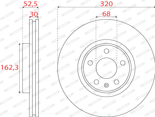 Brake Disc (DDF2761C)