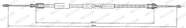 Cable Pull, parking brake (FHB432866)
