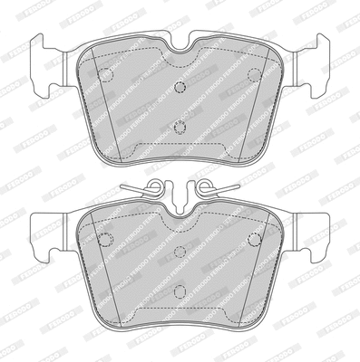 Brake Pad Set, disc brake (FDB4487-D)