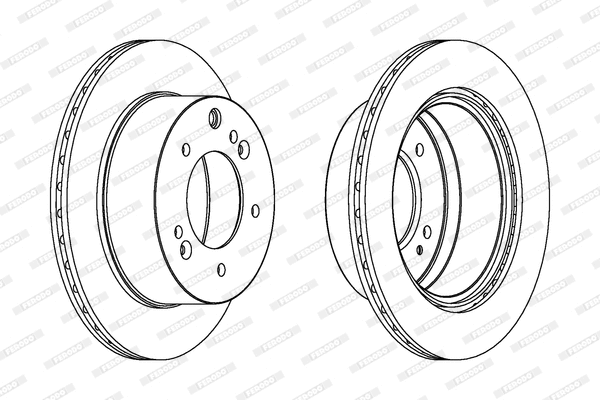 Brake Disc (DDF1543C-1)