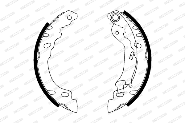 Brake Shoe Set (FSB688)