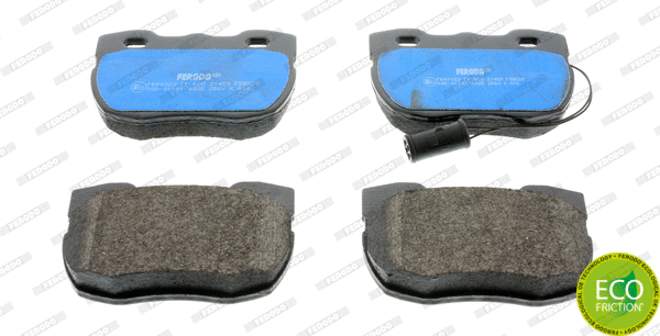 Brake Pad Set, disc brake (FDB520)