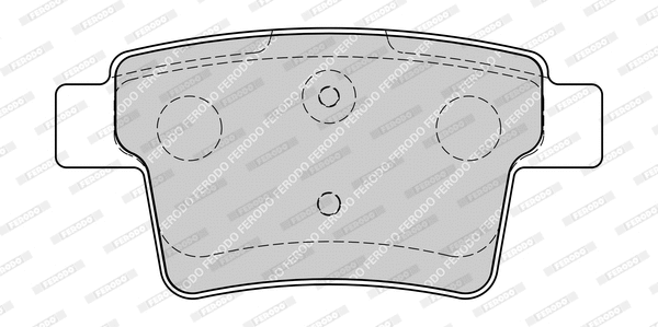 Brake Pad Set, disc brake (FDB1885-D)