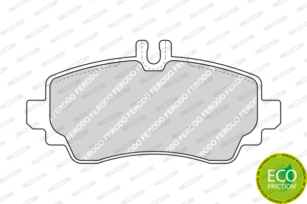 Brake Pad Set, disc brake (FDB1357)