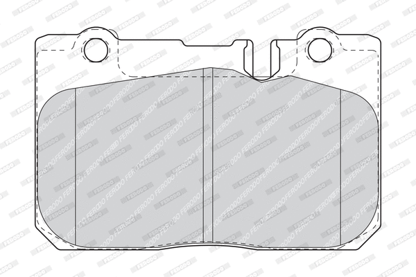 Brake Pad Set, disc brake (FDB1554)
