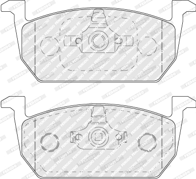 Brake Pad Set, disc brake (FDB5069)