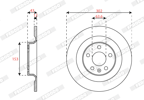 Brake Disc (DDF2827C)