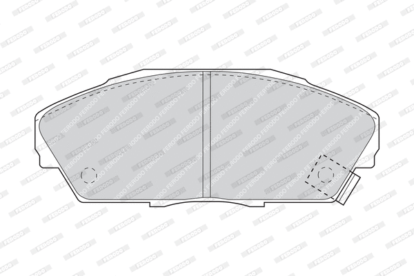 Brake Pad Set, disc brake (FDB748)