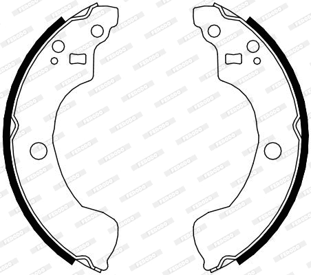 Brake Shoe Set (FSB4106)