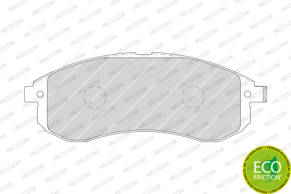 Brake Pad Set, disc brake (FDB1702)