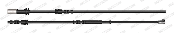 Warning Contact, brake pad wear (FWI437)
