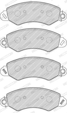 Brake Pad Set, disc brake (FVR1774)