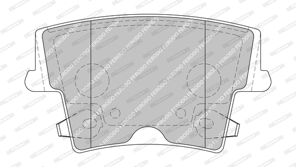 Brake Pad Set, disc brake (FDB1953-D)