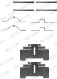 Accessory Kit, disc brake pad (FBA428)