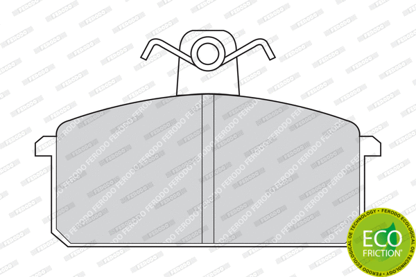 Brake Pad Set, disc brake (FDB221)