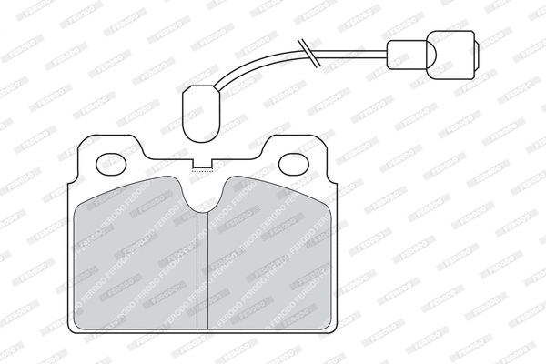 Brake Pad Set, disc brake (FDB268)