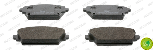 Brake Pad Set, disc brake (FDB1580)