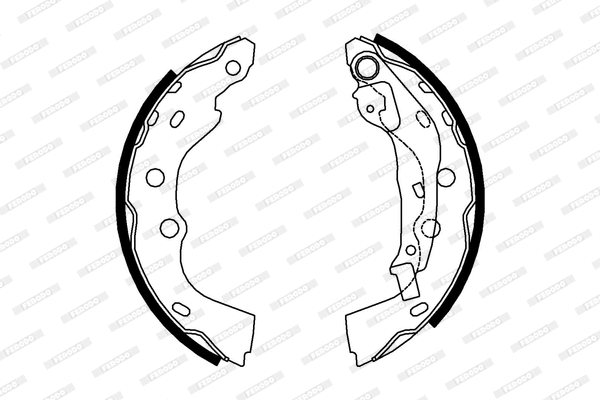 Brake Shoe Set (FSB4009)