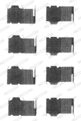 Accessory Kit, disc brake pad (FBA467)