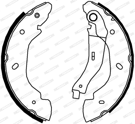 Brake Shoe Set (FSB596)