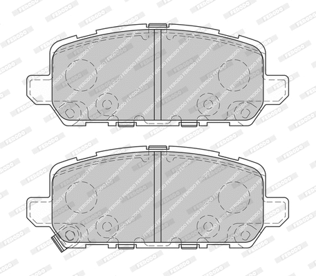 Brake Pad Set, disc brake (FDB4675-D)