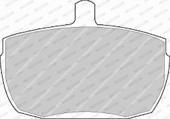 Brake Pad Set, disc brake (FVR829)
