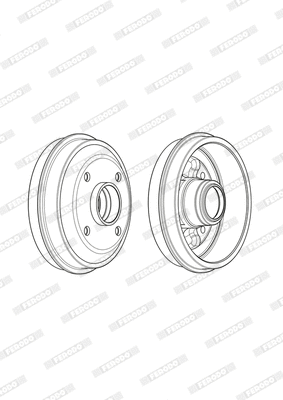 Brake Drum (FDR329155)