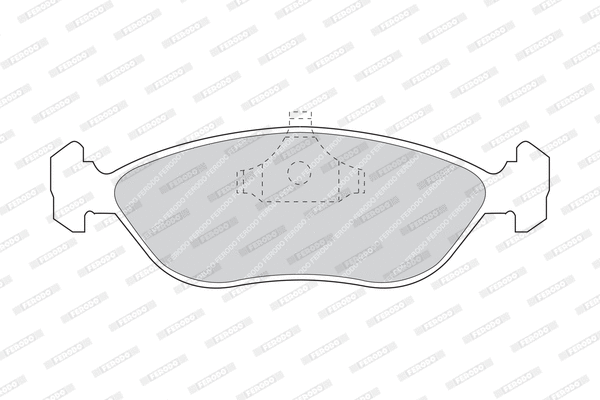 Brake Pad Set, disc brake (FDB897)