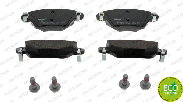 Brake Pad Set, disc brake (FDB1416)