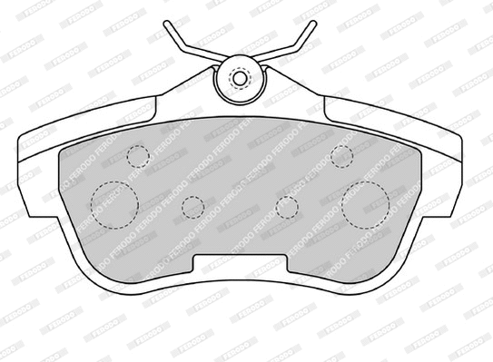 Brake Pad Set, disc brake (FVR1772)