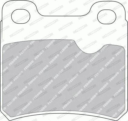 Brake Pad Set, disc brake (FDB586B)