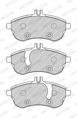 Brake Pad Set, disc brake (FDB1978-D)